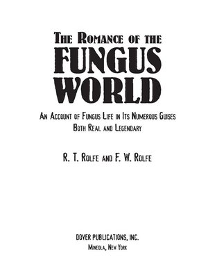 cover image of The Romance of the Fungus World